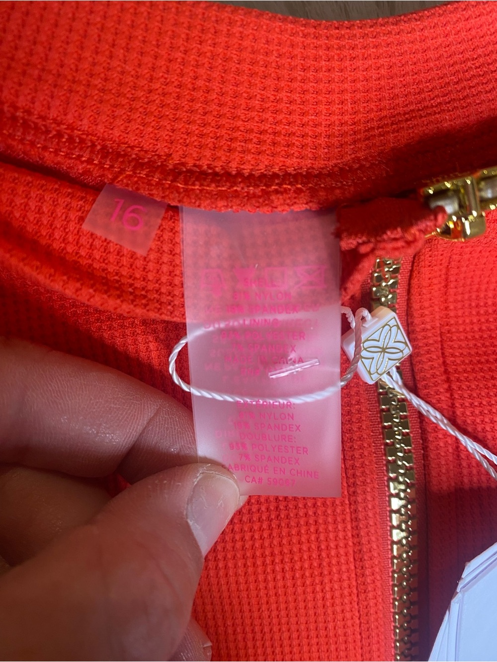 Lilly Pulitzer Randee Rashguard in Rocco Color - Picture 8 of 8